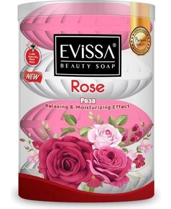 Evissa Güzellik Organik Gül Sabun 4x110 gr