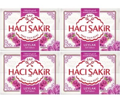 Hacı Şakir Leylak Sabun 4x600 gr