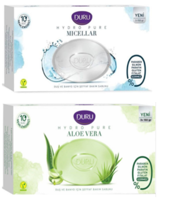 Duru Hydro Pure Organik Aloe Vera-Micellar Sabun 6x150 gr
