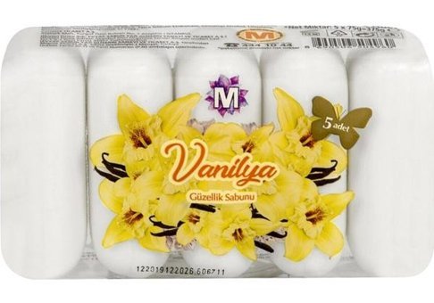Migros Güzellik Vanilya Sabun 5x75 gr