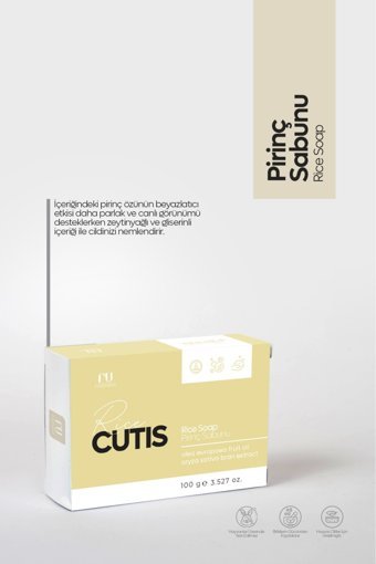 Ru Cosmetic Pirinç-Zeytinyağ Sabun 100 gr