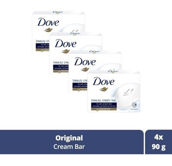 Dove Beauty Cream Bar Sabun 4x90 gr