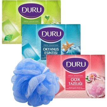 Duru Fresh Sensations Çiçek Tazeliği-Lime-Okyanus Esintisi Sabun 3x600 gr