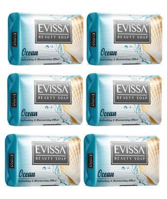 Evissa Nemlendirici Rahatlatıcı Okyanus Esintisi Sabun 6x100 gr