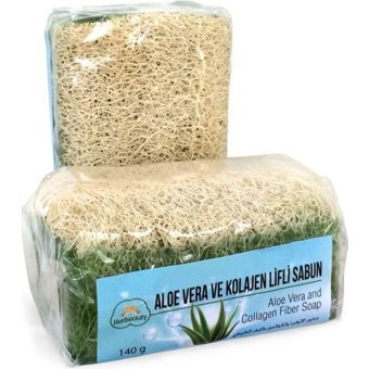 Herbeauty Organik Aloe Vera-Kabak Lifli-Kolajen Sabun 140 gr