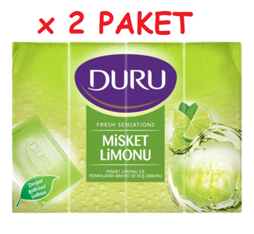 Duru Fresh Sensatıons Misket Limonu Sabun 2x600 gr