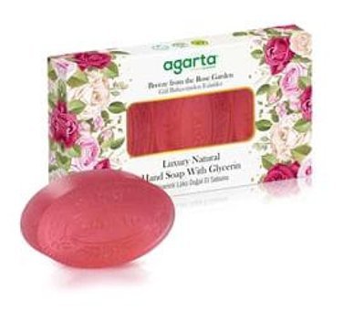 Agarta Organik Antibakteriyel Gül Bahçesi Sabun 3x100 gr