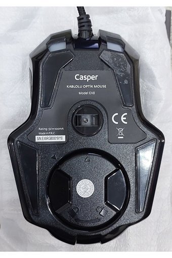 Casper Excalibur RGB Işıklı Ergonomik Siyah Kablolu Klavye Mouse Seti