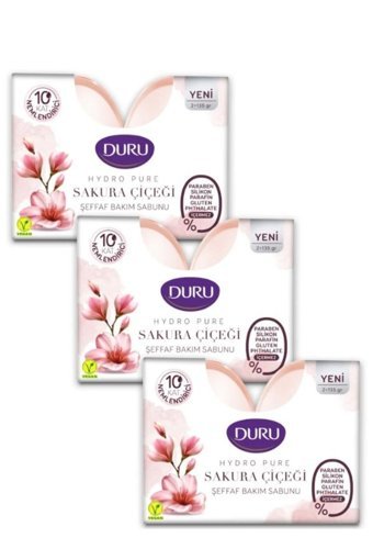 Duru Hydro Pure Sakura Çiçeği Sabun 6x135 gr