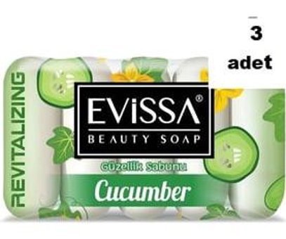 Evissa Nemlendirici Salatalık Sabun 3x275 gr