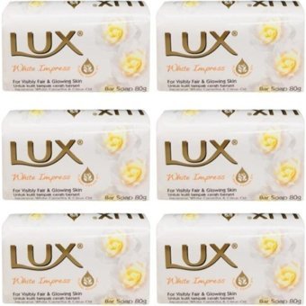 Lux White Impress Sabun 6x80 gr
