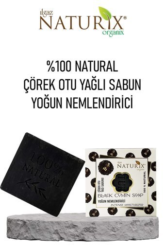 Naturix Organik Antibakteriyel Çörek Otu Sabun 125 gr