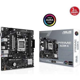 Asus Prime A620M-K AMD AM5 DDR5 Micro ATX Anakart