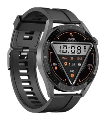 Ferrucci Fc-Smart 46 mm Yuvarlak Unisex Akıllı Saat Siyah