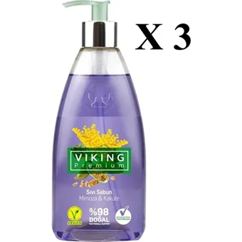 Viking Premium Mimoza-Kakule Sıvı Sabun 3x500 ml