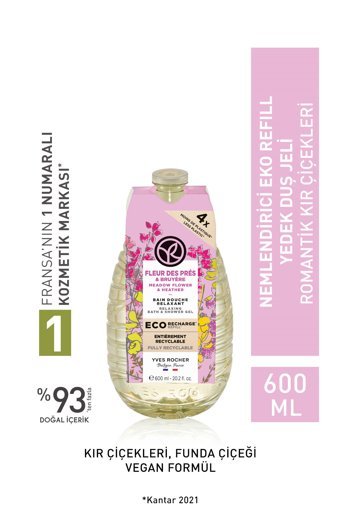 Yves Rocher Eko Refill Kır Çiçekleri Duş Jeli 600 ml