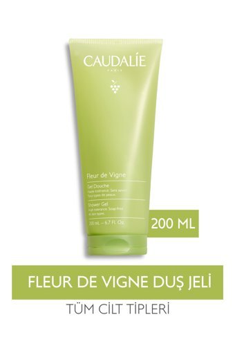 Caudalie Beyaz Gül-Tane Biber Duş Jeli 200 ml