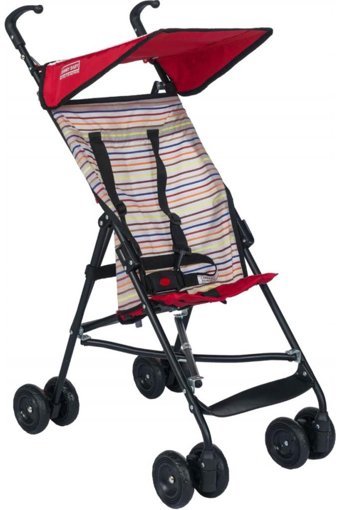 Tommybaby Pratik Katlanabilir Baston Bebek Arabası Kırmızı