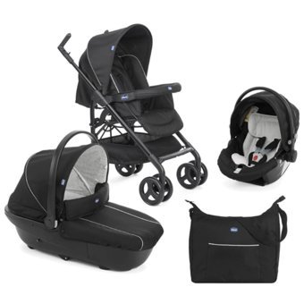 Chicco Trio Sprint Katlanabilir Travel Sistem Bebek Arabası Siyah