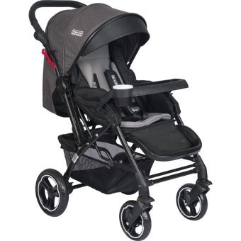 Tommybaby Tornado Plus Çift Yönlü Katlanabilir Puset Bebek Arabası Siyah