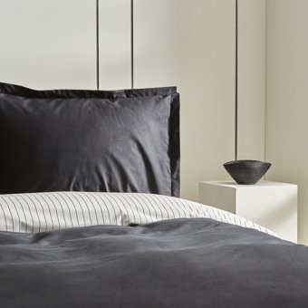 Karaca Home Cool Touch Stripe Çift Kişilik Nevresim Takımı Siyah