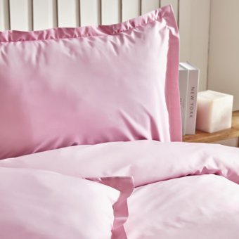 Karaca Home Cool Touch Stripe Çift Kişilik Nevresim Takımı Pembe