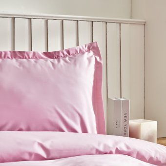 Karaca Home Cool Touch Stripe Çift Kişilik Nevresim Takımı Pembe