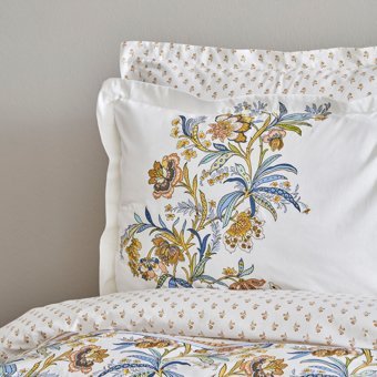 Karaca Home Indra %100 Pamuk Çift Kişilik Nevresim Takımı Sarı PP