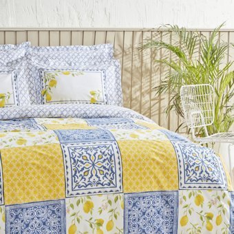 Karaca Home Addie %100 Pamuk Çift Kişilik Nevresim Takımı Sarı (PP)