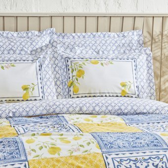 Karaca Home Addie %100 Pamuk Çift Kişilik Nevresim Takımı Sarı (PP)