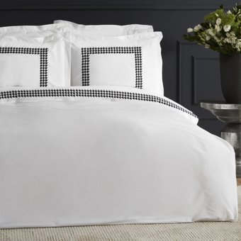Karaca Home White Collection Juanita Çift Kişilik Nakışlı Percale Nevresim Takımı Beyaz