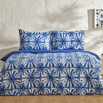 Karaca Home Denim Sanchez Çift Kişilik Nevresim Takımı Mavi