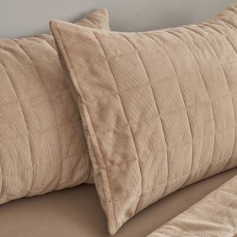 Karaca Home Lydia Çift Kişilik Stripe Comfort Set Bej