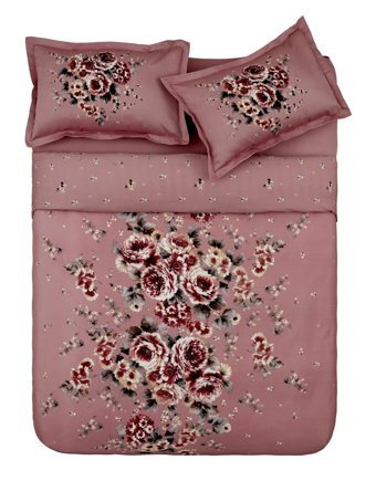 Karaca Home Estila %100 Pamuk Çift Kişilik Saten Nevresim Takımı Gül Kurusu