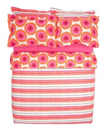 Nautica Home Ocean %100 Pamuk Çift Kişilik Nevresim Takımı Pembe