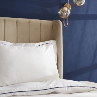 Nautica Home Percy Navy Saten Çift Kişilik Nevresim Takımı