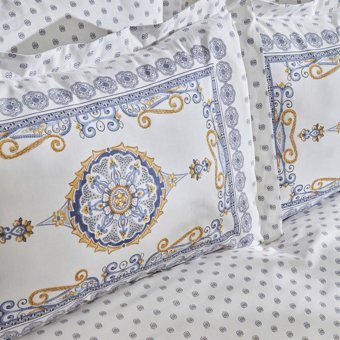Karaca Home Aprika %100 Pamuk Çift Kişilik Nevresim Takımı Mavi