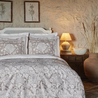 Karaca Home Harmonie %100 Pamuk Çift Kişilik Nevresim Takımı Bej