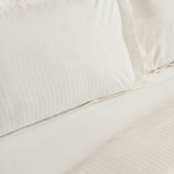 Karaca Home Uniq %100 Pamuk Çift Kişilik Saten Nevresim Takımı Beyaz