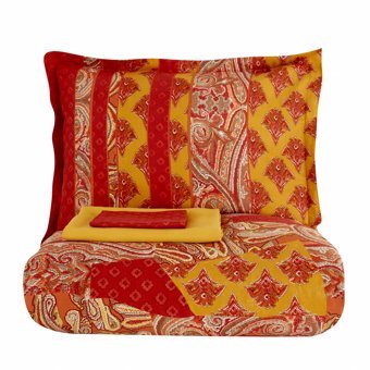 Karaca Home Marıs Terracotta %100 Pamuk Çift Kişilik Saten Nevresim Takımı