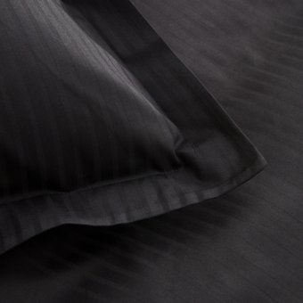 Karaca Home Uniq %100 Pamuk Çift Kişilik Saten Nevresim Takımı Siyah
