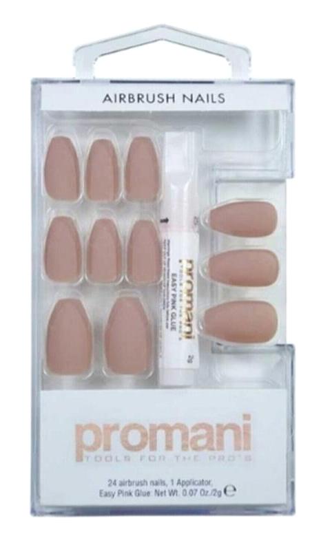 Promani PR-5017 Mat 24'lü Oval Bej Takma Tırnak