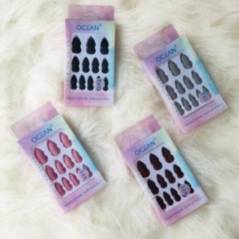 Ocean Mat 4'lü Sivri Çok Renkli Takma Tırnak