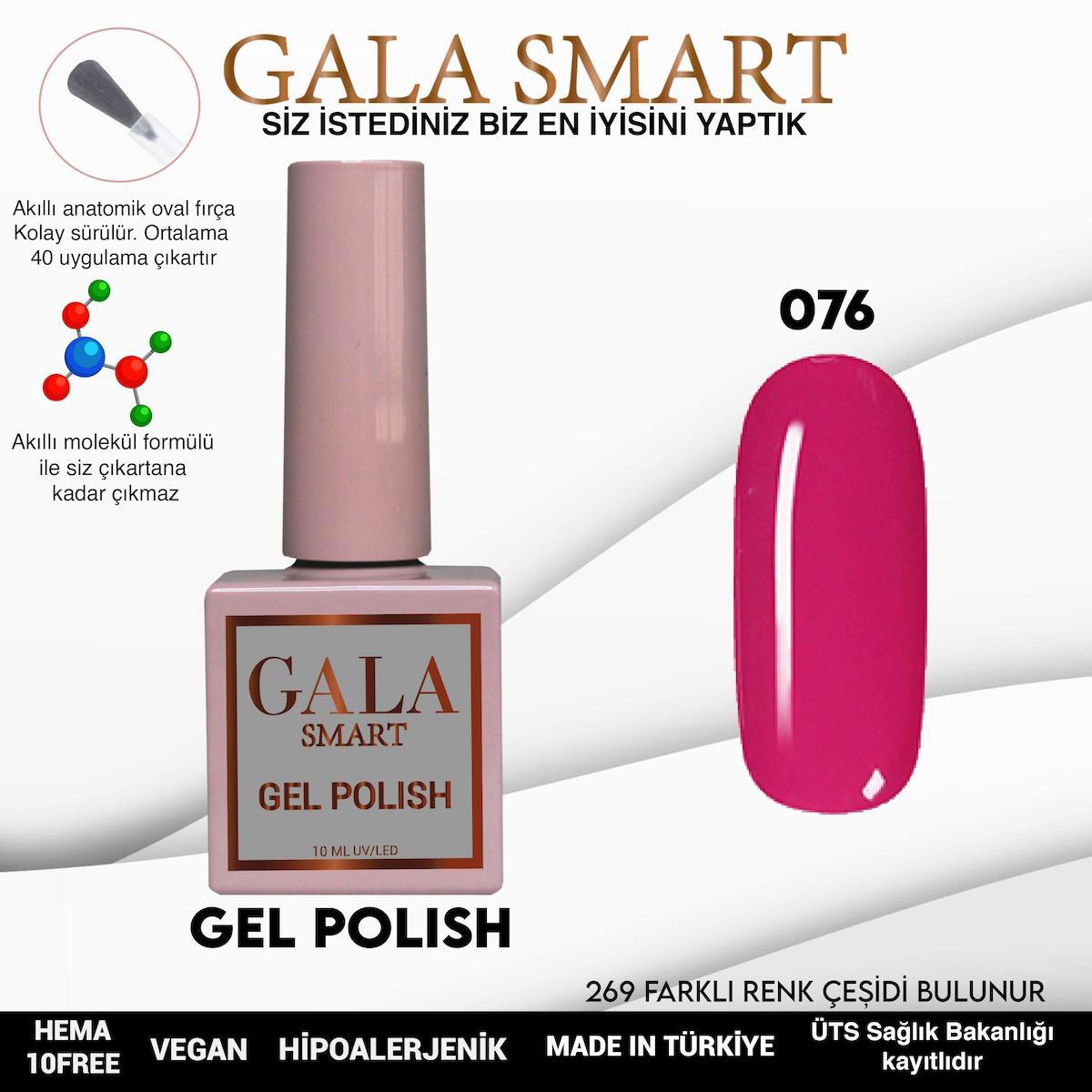 Gala Smart 76 Fuşya Parlak Kalıcı Oje
