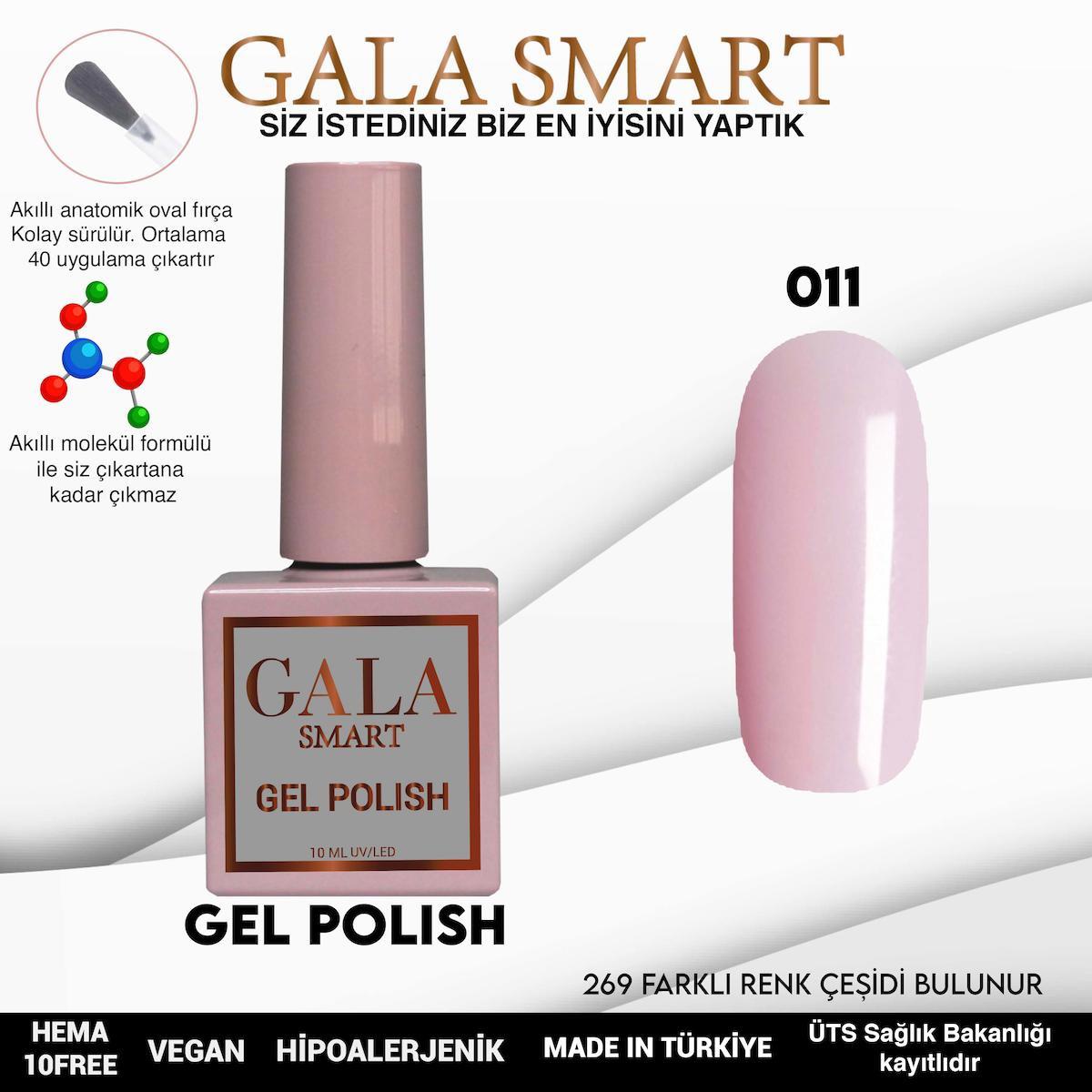 Gala Smart 11 Pudra Parlak Kalıcı Oje