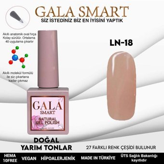 Gala Smart 18 Kahverengi Parlak Kalıcı Oje