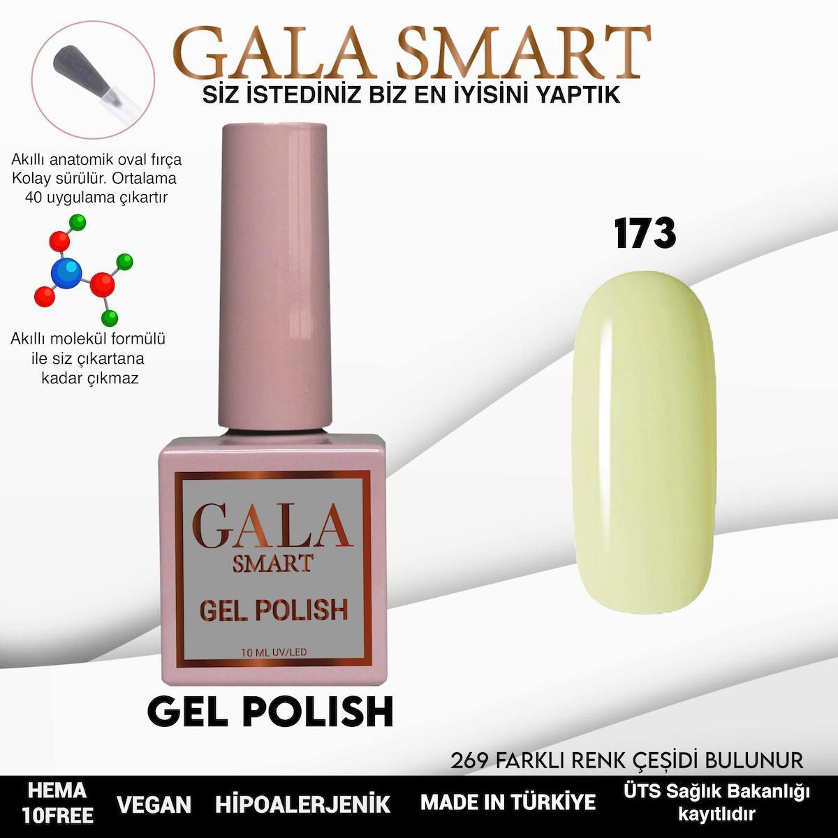 Gala Smart 173 Sarı Parlak Kalıcı Oje