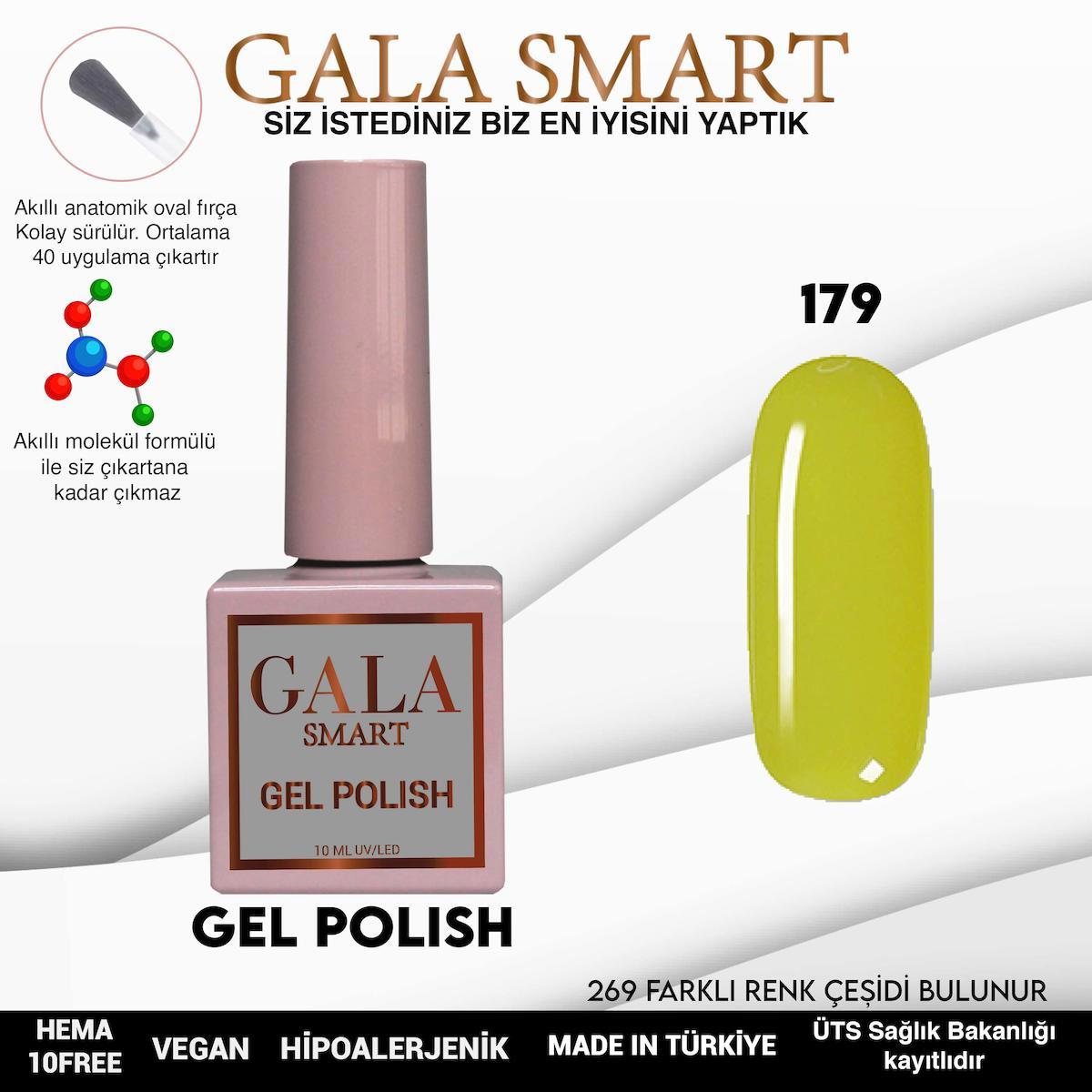 Gala Smart 179 Yeşil Parlak Kalıcı Oje