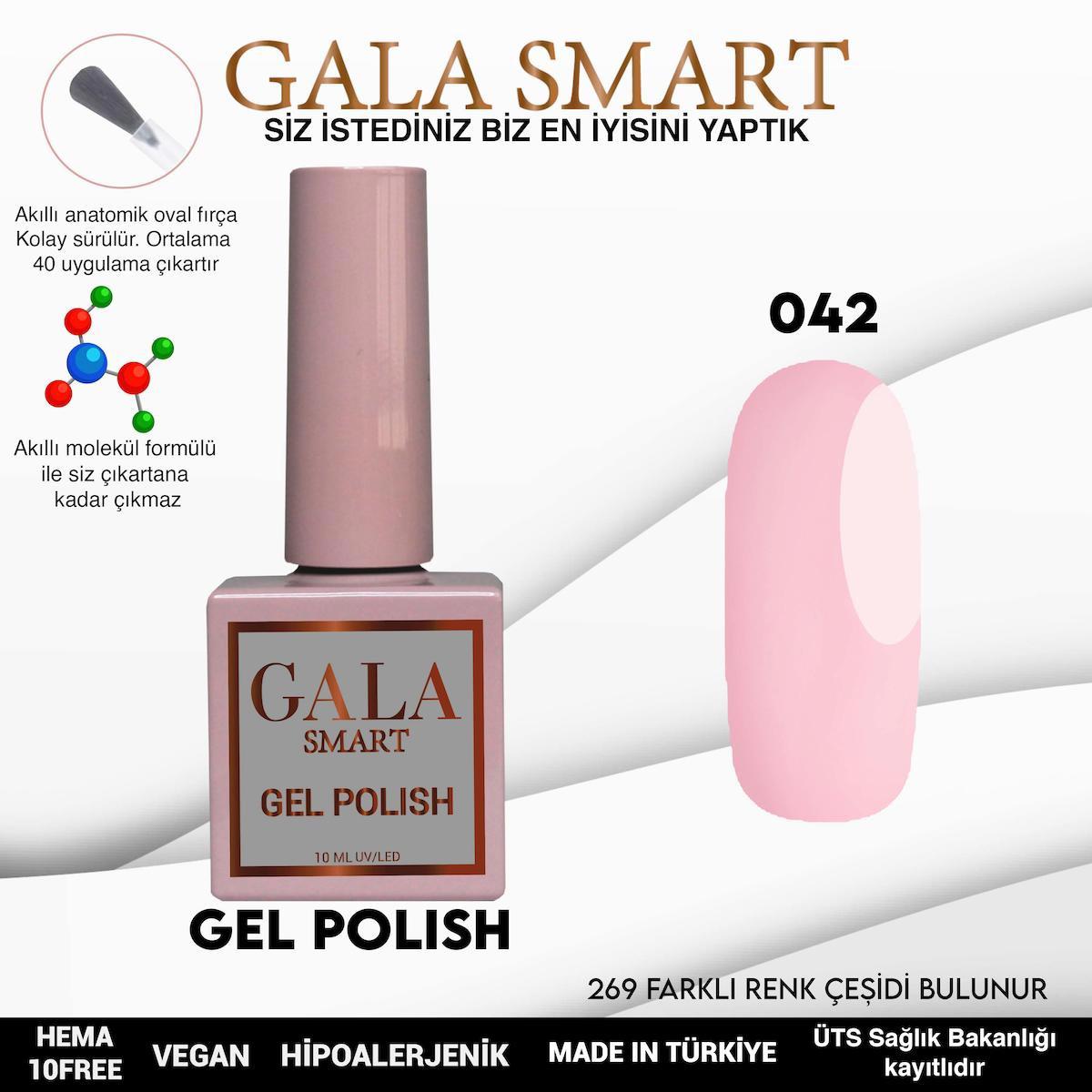 Gala Smart 42 Pudra Parlak Kalıcı Oje