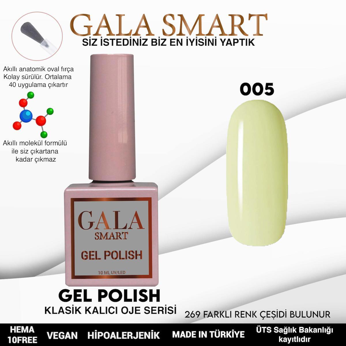 Gala Smart 05 Yeşil Parlak Kalıcı Oje